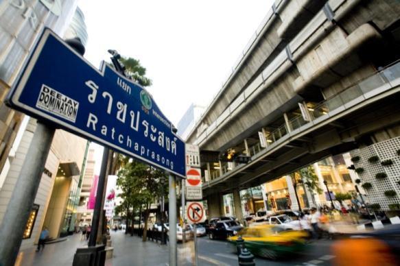 Ratchaprasong district offers