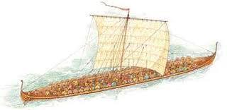 Longships could be up to 80 feet long.