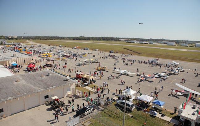 ¾ Aviation Day 2011, held at Page Field on November 5, was a huge success.