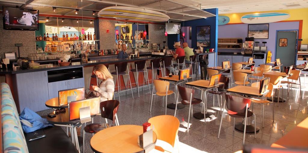 30, offering patrons an upscale dining option with a menu featuring steaks, seafood and an extensive wine list. We are only the second airport in the U.S.