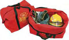 Vented main compartment with Velcro front closure B. Jumbo Gear Bag BK201 BK200 Fire Fighter Gear Bag with Carrying Strap $59.