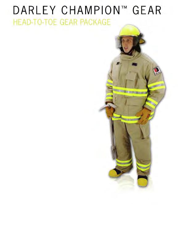 Inside every firefighter beats the heart of a Champion. Those with the passion to rise to the occasion. Darley now offers a head-to-toe solution for your turnout gear needs at a special package price.