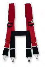 H-Style Suspenders Features your choice of 2" elastic or non-elastic webbing with leather