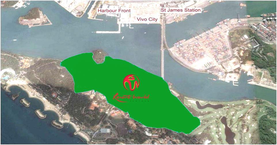 Our Location on Sentosa Island Land Size: 49 Hectares Project