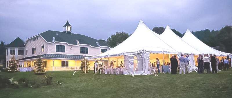 A Commercial Tent is an older tent, just right for business or casual homeowner events, large or small.