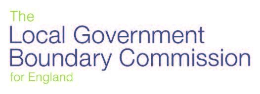 The Local Government Boundary Commission for England (LGBCE) was set up by Parliament, independent of Government and political parties.