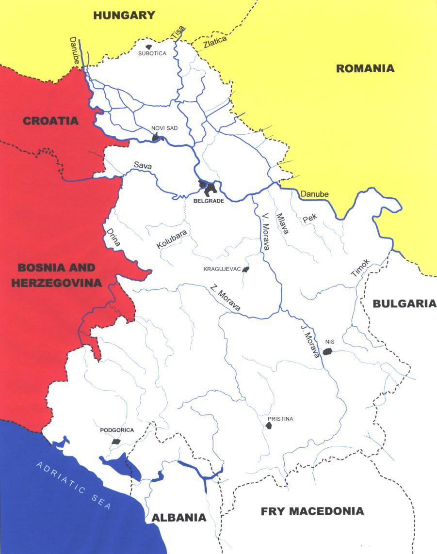 Origin. The waterway network extends over 1700 km of the Danube, Sava and Tisza rivers as well as the 600km navigable part of the DTD system.