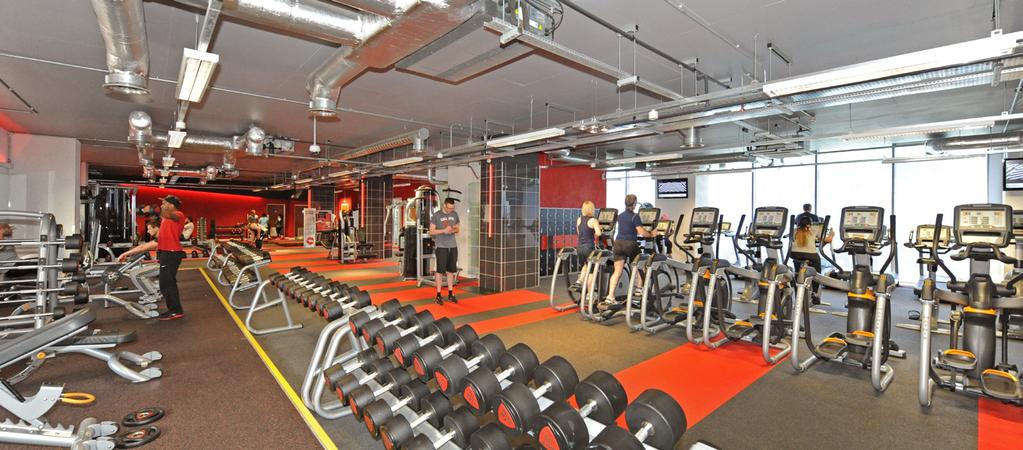 property comprises a ground floor health and fitness centre comprising