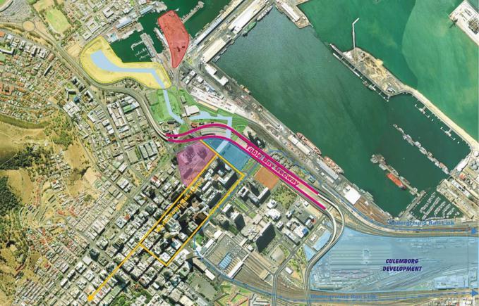 New developments between CBD & Waterfront 5 4 6 Culemborg Clock Tower V&A Waterfront new area Roggebaï Canal, 4 Convention Centre 5 Power Station, 6 Naspers The medium term planned developments are