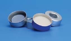 125" PTFE/Silicone 5150B-20 20mm Silver Seal, 8mm Hole, 0.125 PTFE/Blue Silicone, 100/cs.
