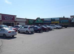 freestanding banks/credit unions, restaurants, or a strip centre 850 Keewatin Tyndall Market Mall 1,000 to 2,086