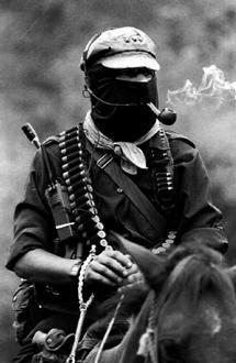 Subcomandante Marcos "The natural wealth that leaves these lands doesn't travel over just these three roads (leading to Chiapas).