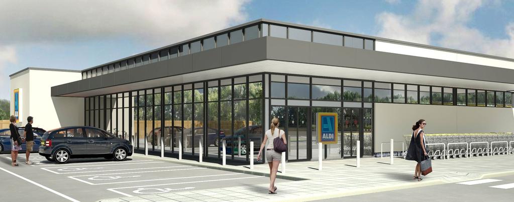 CGI: For illustrative purposes only INVESTMENT CONSIDERATIONS New supermarket with practical completion due April 2018 Let to Aldi Stores Limited on a 21-year FRI lease commencing 31 March 2017 (20