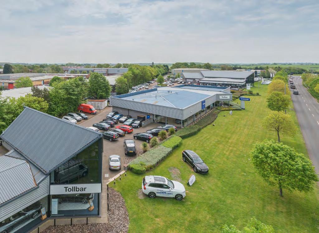 INVESTMENT SUMMARY Prime car dealership destination trading under the BMW, Volvo and Sytner Select brands The property occupies a prominent position fronting the A452 Europe Way which links