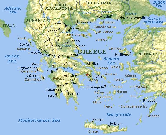 2.2. Greece 2.2.1. Greece - geography The Greek Peninsula is located at Europe's southeastern end.