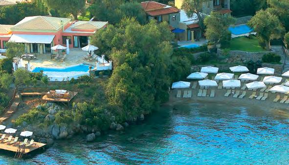 www.corfuimperial.com S Royal Pavilion with Private Pool BEACHFRONT, DIRECT SEA VIEW, TOTAL AREA 400m 2, 2 PRIVATE POOLS.