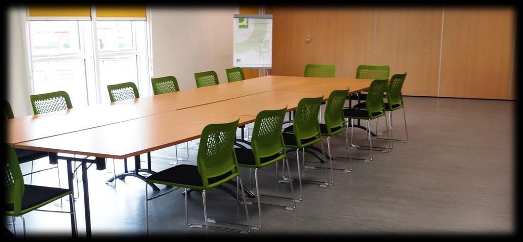 up conference style This is the largest of the activity rooms measuring approximately 67m² with a hatch to the kitchenette.