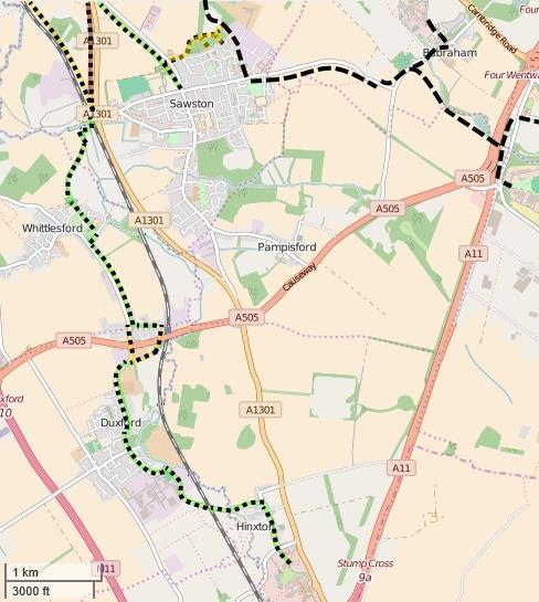 Sawston Greenway Campus Links 42. Existing high quality route 2.