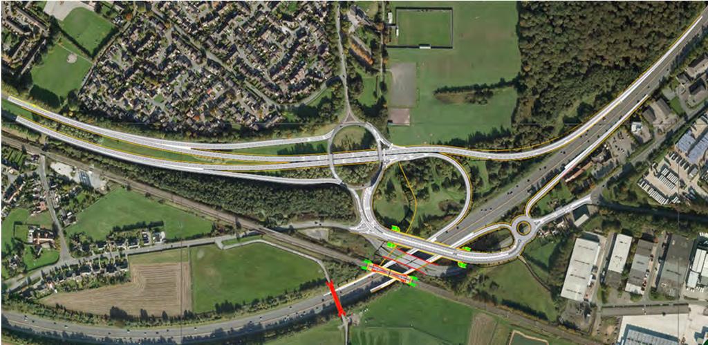 M56 New Junction 11a - Report on the public consultation 2.6 Option A Through-about layout 2.6.1 2.6.2 2.6.3 This option involves upgrading the existing Murdishaw roundabout into a through-about as part of the overall junction layout.