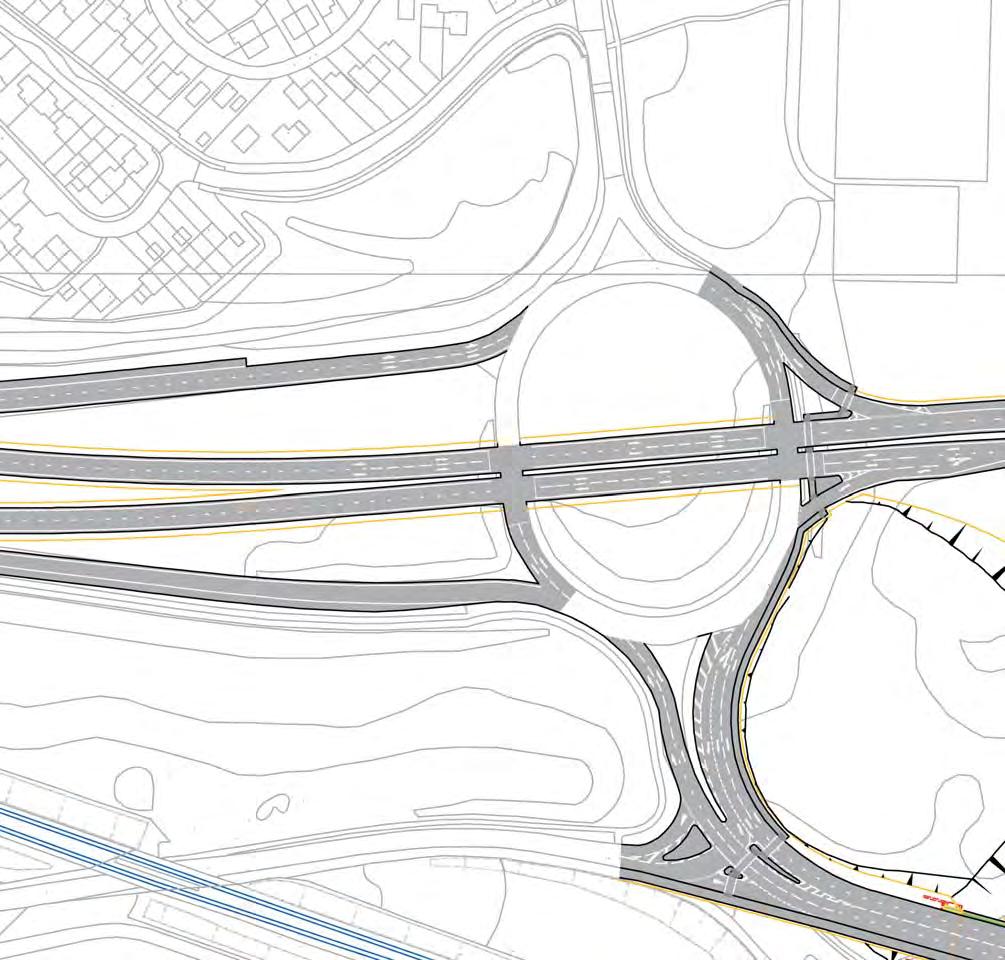 M56 New Junction 11a Public consultation Option A Upgrading Murdishaw roundabout into a through-about Murdishaw Ave.