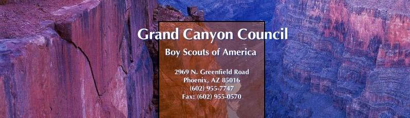 Introduction A Message from the Trails Committee We hope this edition of the Trails book and Camping Guide will be a valuable resource to the Unit Leaders of the Grand Canyon Council.