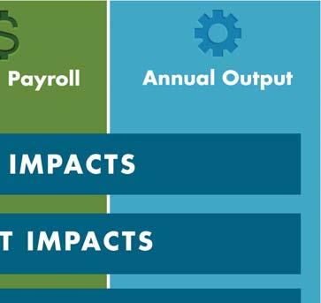 For each impact category and each measurement, the process to estimate total economic impacts starts with estimating direct impacts.