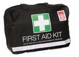 Home First Aid Kits LARGE LEISURE KIT-SOFT CASE An extensive kit with fold-out pockets fi lled with supplies to ensure you re prepared for every situation from treating minor cuts through to heavy