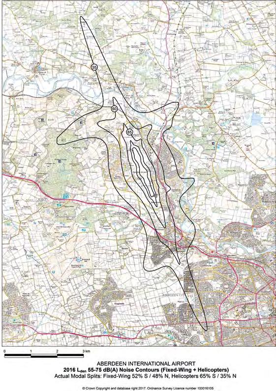 24 25 Map 1: 2016 Lden 55-75dB(A) Fixed-wing 52% S/48% N, Helicopters 65%