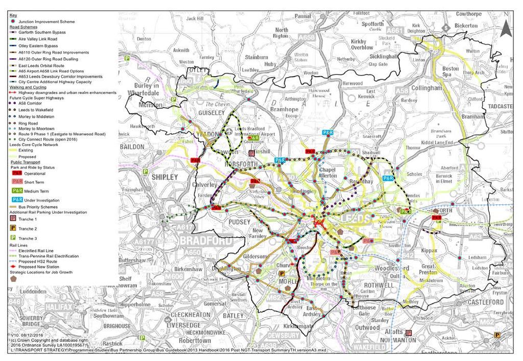and employment sites to traffic growth and congestion at key junctions to be estimated.