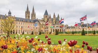 Two nights at the Churchill Hotel Bayeux (June departure) with warm decor, an