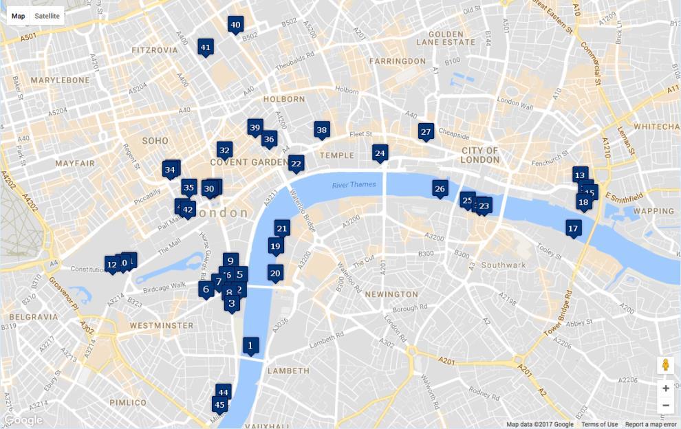 London, England Map ENCIRCLE PHOTOS