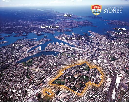 Location University of Sydney Camperdown campus Australia s oldest university.