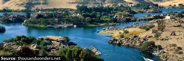 1. The Nile. The longest river in the world whose drainage basin covers eleven countries.