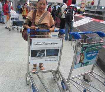 Airport Luggage Trolleys Airport baggage trolleys is a mobile advertising medium which has presence at
