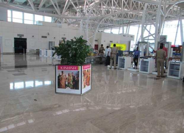 Chennai Airport : Planter Branding An excellent medium to showcase your brand through 53 strategically placed planters of different sizes at various locations across Chennai Airport.