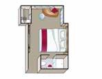 5 ft 4 Decks Max Passengers: 168 Haydn Stateroom This cabin