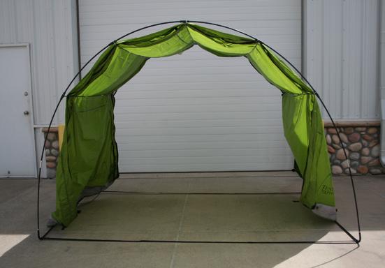 (Qty: ) Arc Cover (Tent Body) - Lay Arc Cover inside Frame perimeter - Slide
