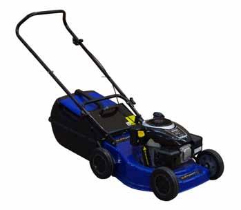 777KMCT Mulch, Catch, Throw 149cc, 8" Ball Bearing Wheels, 4 Blades Mulch, Catch & Throw Standard Features Domestic mower ideal for small to