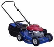777HMC Mulch & Catch 160cc, 8" Ball Bearing Wheels, Honda Green & Gold Certified Engine A domestic mower ideal for small to  owered by a Honda