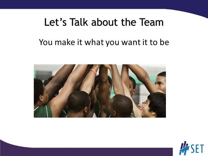 SLIDE 26 Creating a sustainable tourism effort requires you build a team. Relationships within the region contribute to the success of any event.