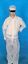 case WK-CLC001 SBPP Disposable Coverall 40-60gsm, without hood and boots Available