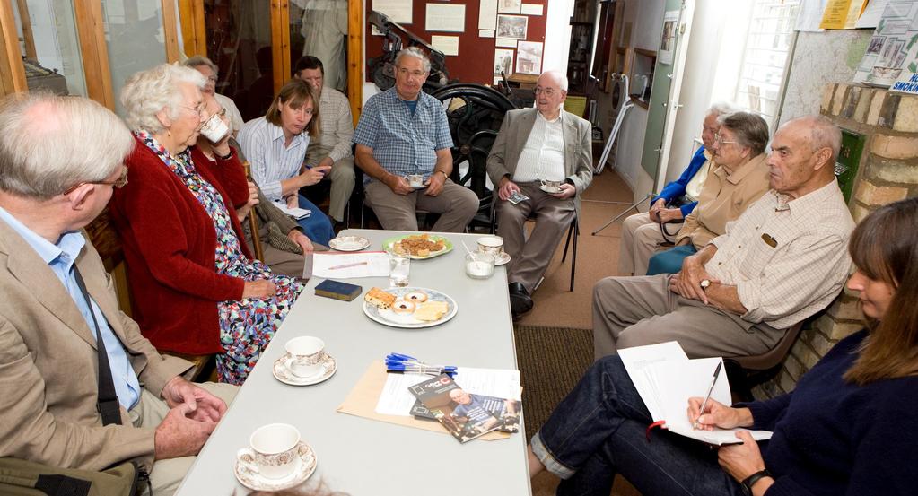 During August and September 2009 a group of local people met at Mildenhall Museum to recall their childhood memories of the 1934 MacRobertson Trophy