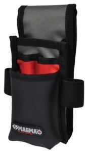 4 pockets & holders for tools & equipment.