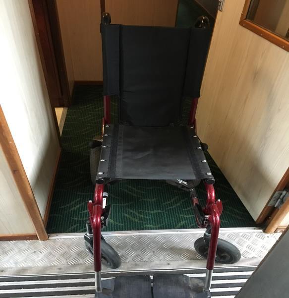3.0 Mobility Aids 3.1 Guest Wheelchairs Guest wheelchairs are not able to be used on The Ghan or Indian Pacific trains due to the narrowness of the carriage corridors and their doorways.
