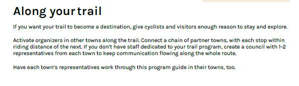 Florida s Trail Town Program The Florida Office of Greenways and Trails (part of