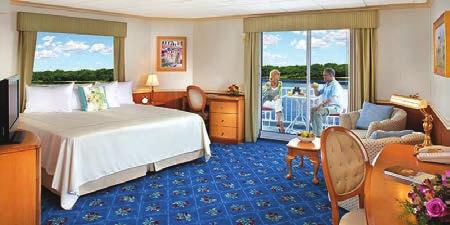 Owner s Suite (private balcony) $7560 pp double occupancy Each Owner s Suite on the American Pride offers the finest accommodations on