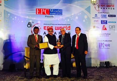 Dr GVK Reddy was honoured for his exceptional contribution towards the infrastructure and construction sectors, in the presence of eminent industry stalwarts.
