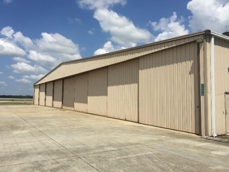 Requirement 0 SF 20,000 SF 2,000 SF 22,000 SF of Conventional Hangar Space Required by 2035 Note: The sample piston, jet, turboprop,