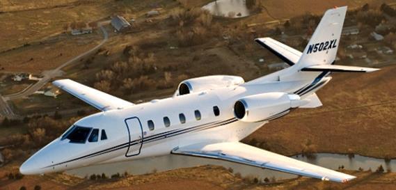 Based on a review of recent activity data for EVB, the most appropriate existing and future critical aircraft was determined to be a medium-sized corporate jet with an RDC of B-II.