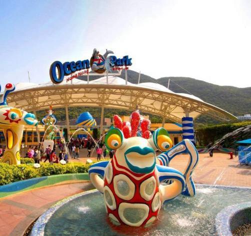 Hong Kong: Commonly known as Ocean Park.